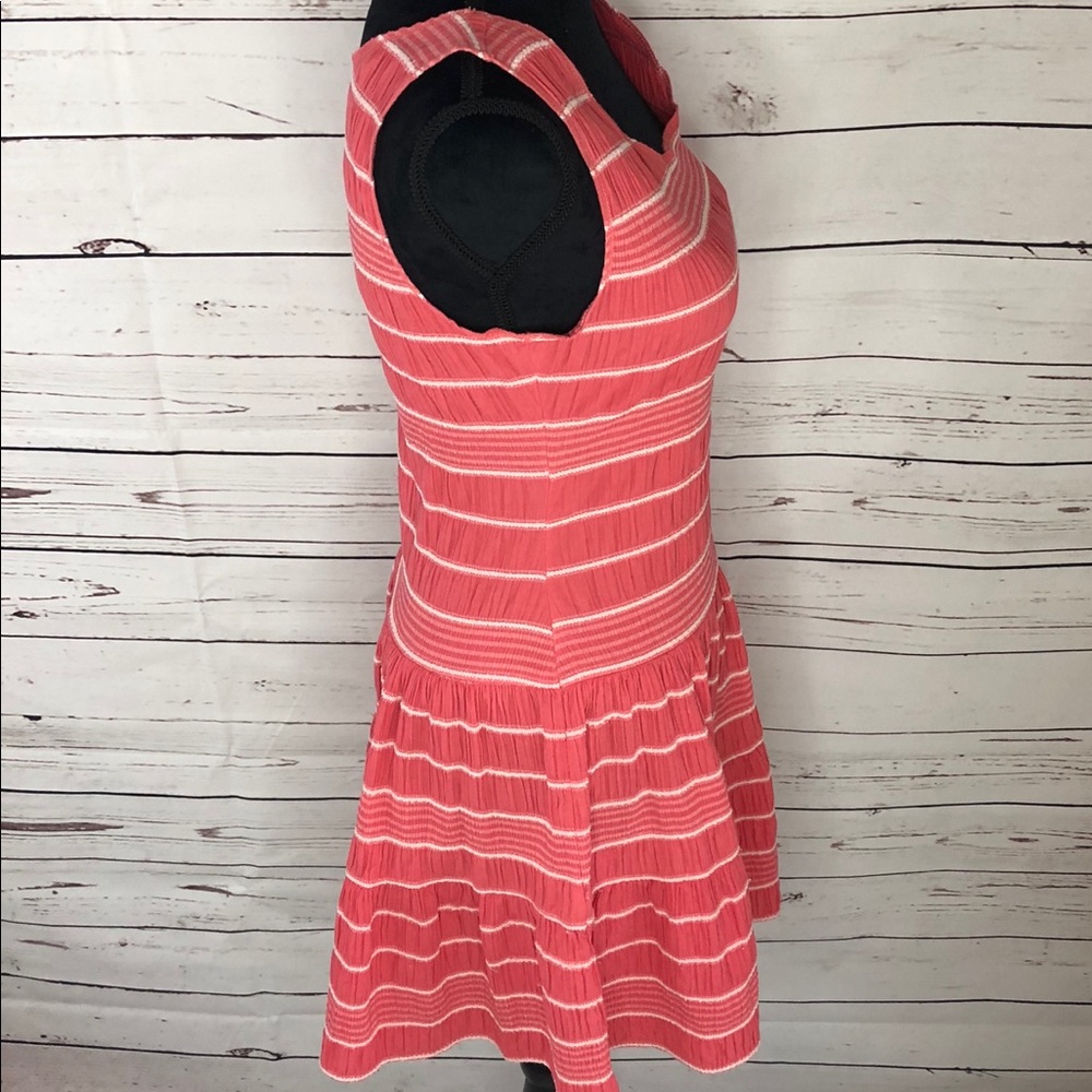 Max Edition Coral Striped Sun Dress size S - Picture 2 of 8